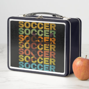 Lunch Box SOCCER vintage