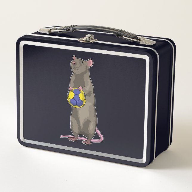Lunch Box Souris de Handball Sports (Devant)