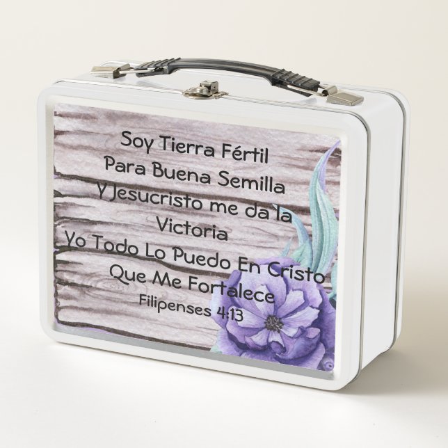 Lunch Box Soy Tierra Fértil Para Buena Semilla (Devant)