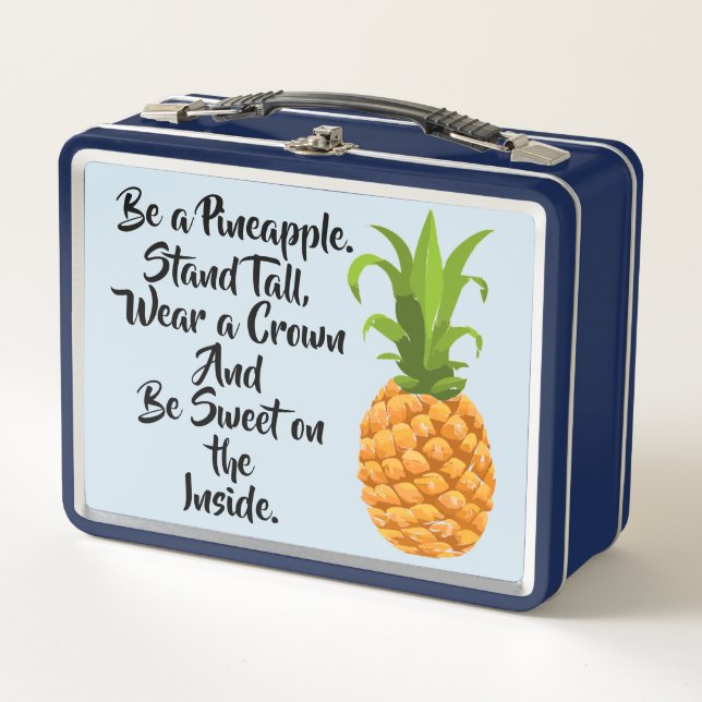 Lunch Box Soyez une gamelle d'ananas (Devant)