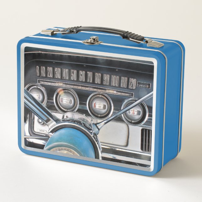 Lunch Box Speedometer de voiture de sport classique 1964 (Devant)
