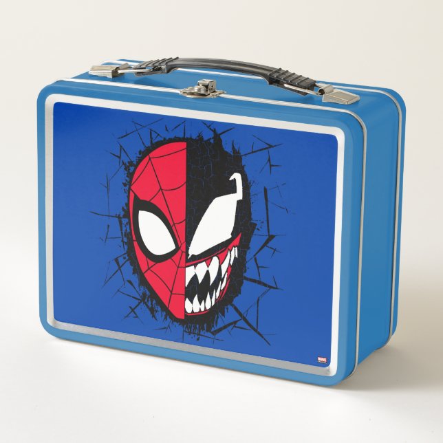 Lunch Box Spider-Man | Homme-araignée double et visage de ve (Devant)