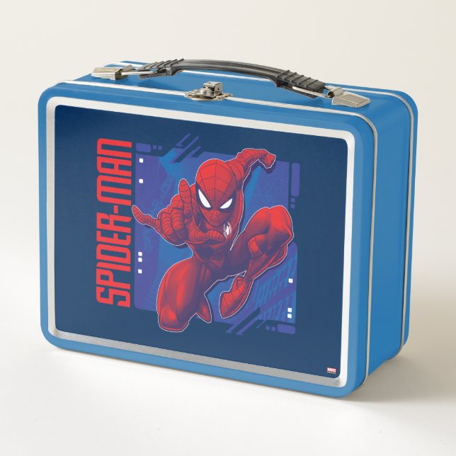 Lunch Box Spider-Man | Insigne de caractère haute technologi (Devant)