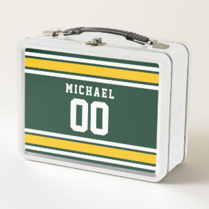 Lunch Box Sports Team Football Jersey Custom Name Number