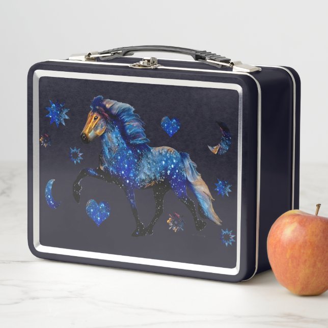 Lunch Box Stary Night Charismatic Tolting cheval islandais (En situation)