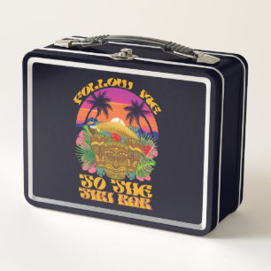 Lunch Box Suivez-moi au bar Tiki Party luau hawaïen