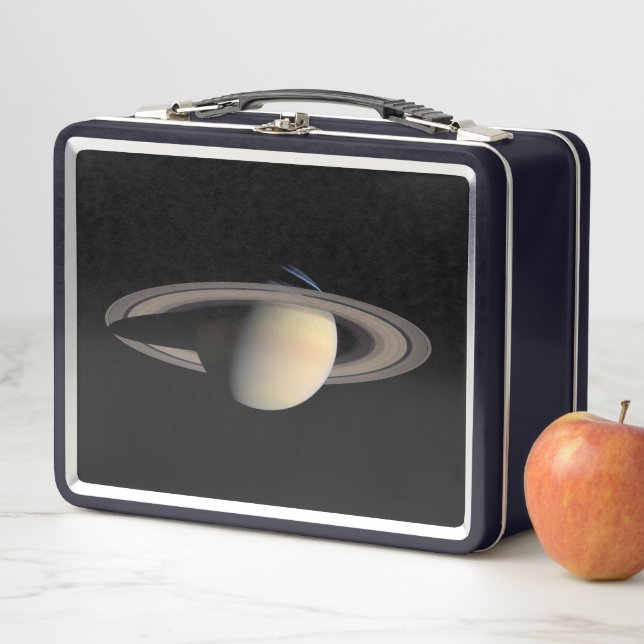 Lunch Box Sunlit Saturn Gas géant Planet par Cassini (En situation)