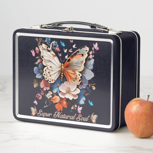Lunch Box Super Âme Naturelle : Jardin des Papillons (En situation)