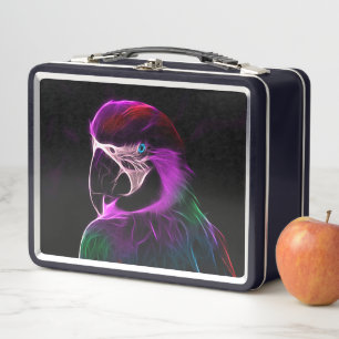 Lunch Box Superbe perroquet à la lueur de prune