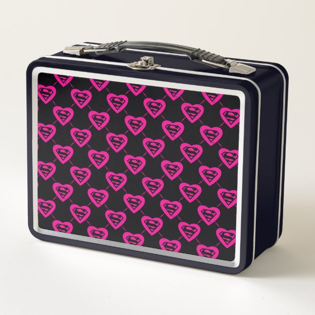 Lunch Box Supergirl Hearts Motif diagonal (Devant)