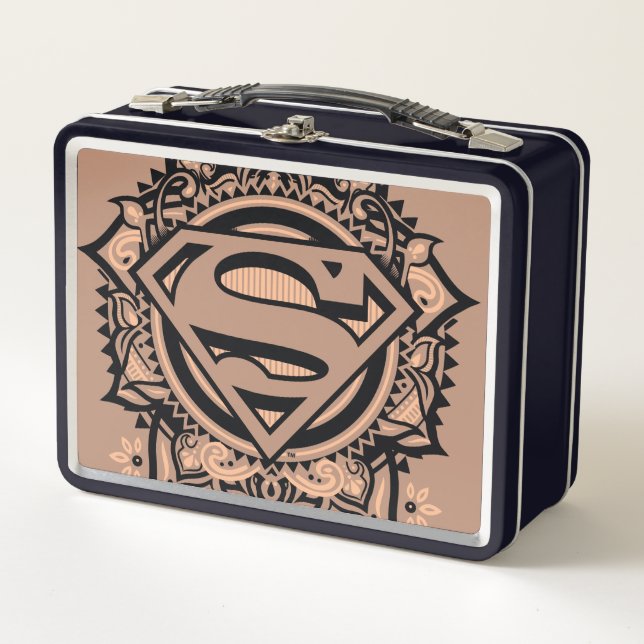 Lunch Box Supergirl Mandala Graphic (Devant)