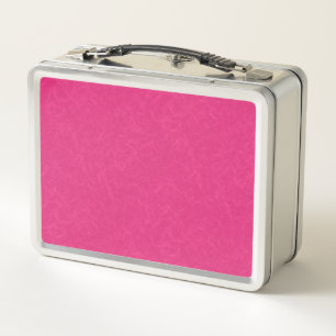 Lunch Box Surface rose texturée avec un motif subtil en spir