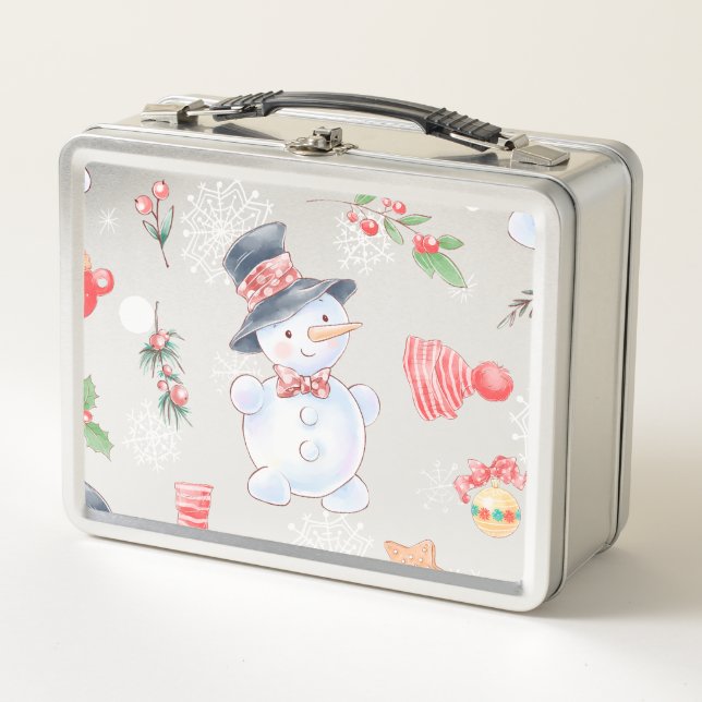 Lunch Box Sweet Lil Snowman (Devant)