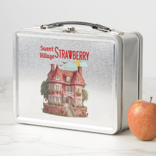 Lunch Box Sweet Strawberry Village
