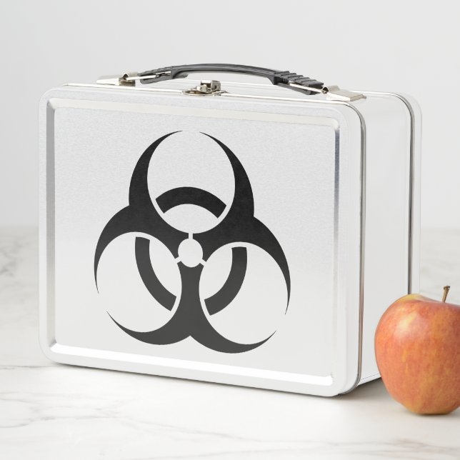 Lunch Box Symbole de risque biologique (En situation)
