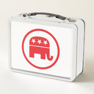 Lunch Box Symbole politique du parti républicain (éléphant)