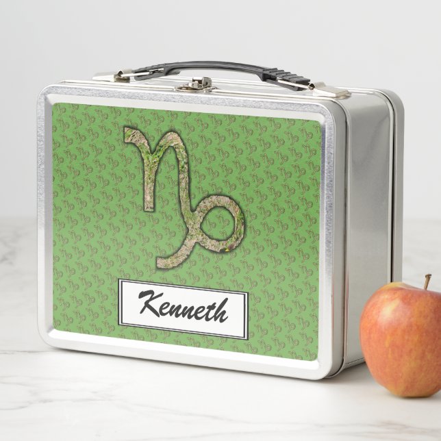 Lunch Box Symbole zodiaque Capricorne Élément par K Yoncich (En situation)