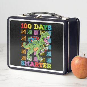 Lunch Box T Rex Dinosaure 100 Jours Plus Intelligent École 1