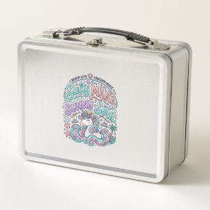 Lunch Box T-Shirt Licorne Crinière Salée Âme Ensoleillée Sty