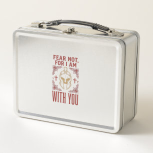 Lunch Box T-shirt vintage guerrier chrétien n'ayez pas peur_