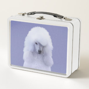 Lunch Box Tableau blanc standard de caniche - Art original d