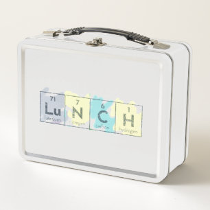 Lunch Box Tableau périodique Science Kid Colorful Crayon "Lu