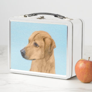 Lunch Box Tableau Rhodesian Ridgeback - Art Chien original