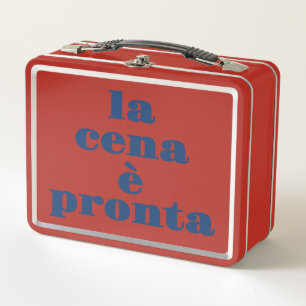 Lunch Box Tablier La Cena E Pronta
