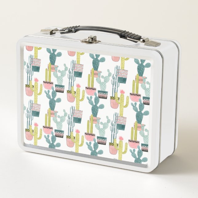 Lunch Box Taco à propos d'amour | Motif Cactus (Devant)
