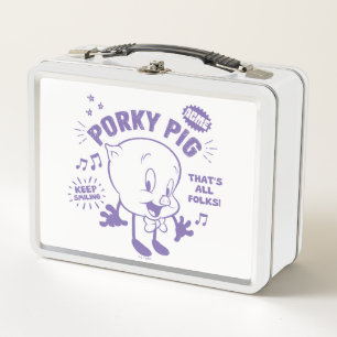 Lunch Box Tasty Retro Porky Pig