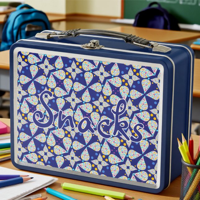 Lunch Box Teardrop coloré Snack personnalisé (For snackers who like to stand out. School, office or play, it fits anywhere.)