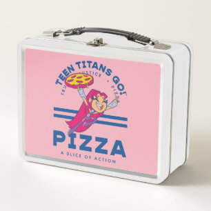Lunch Box Teen Titans Go ! Starfire "Truth Justice Pizza"