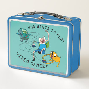 Lunch Box Temps d'aventure Finn & Jake Jouer avec BMO