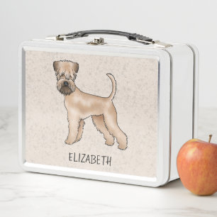 Lunch Box Terrier Wheaten à poil doux avec nom