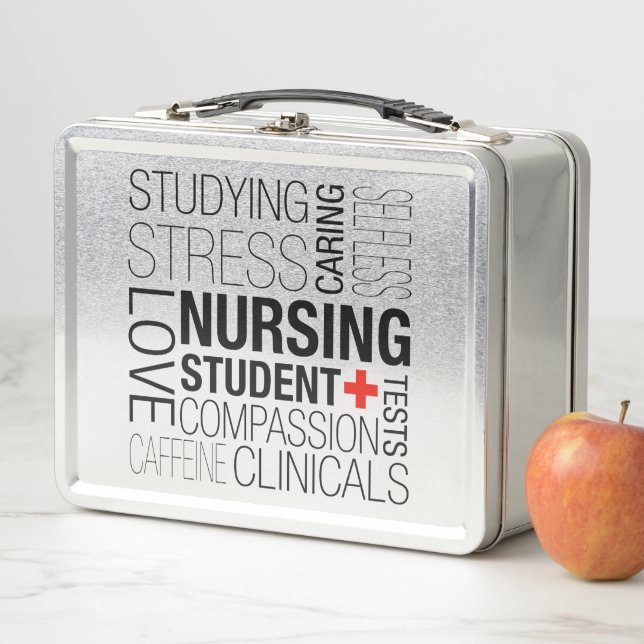 Lunch Box Texte d'étudiant de soins (En situation)
