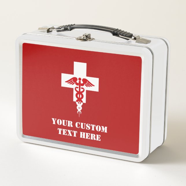 Lunch Box Texte personnalisé Médicale professionnel (Devant)