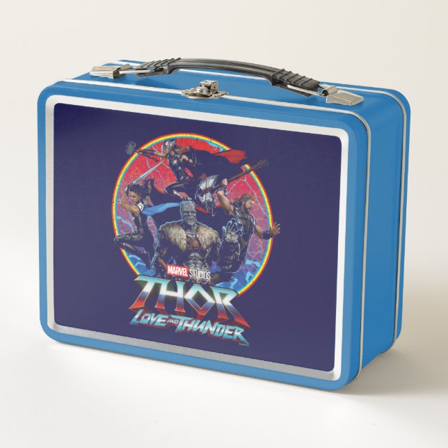 Lunch Box Thor : Love and Thunder Retro Group Graphic (Devant)