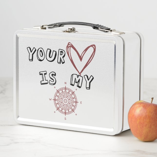 Lunch Box Ton coeur est mon boussole (En situation)