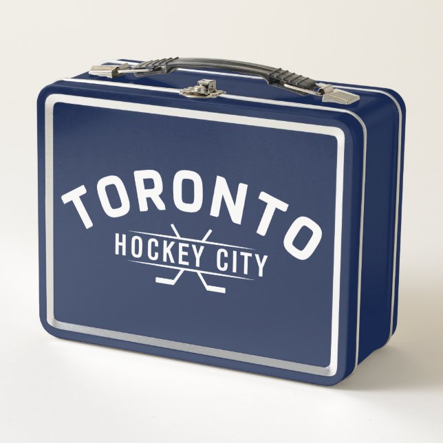 Lunch Box Toronto Hockey City - Boîte à lunch bleue (Devant)
