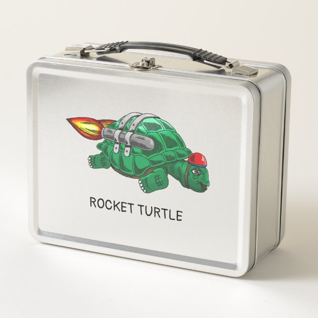 Lunch Box Tortue fusée (Devant)