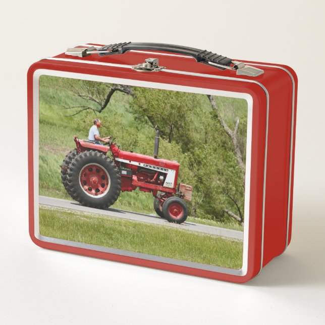 Lunch Box Tracteur rouge (Devant)