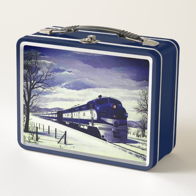 Lunch Box Train diesel en neige  (Devant)