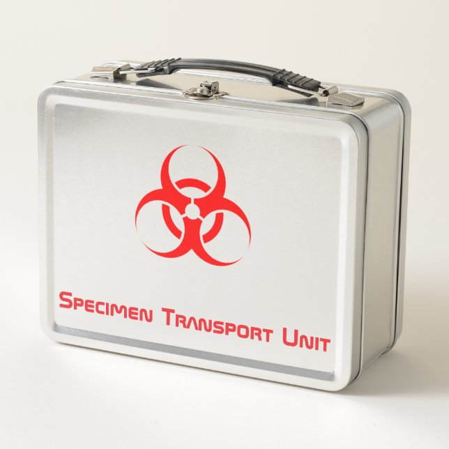 Lunch Box Transport de spécimens biodangereux (Devant)