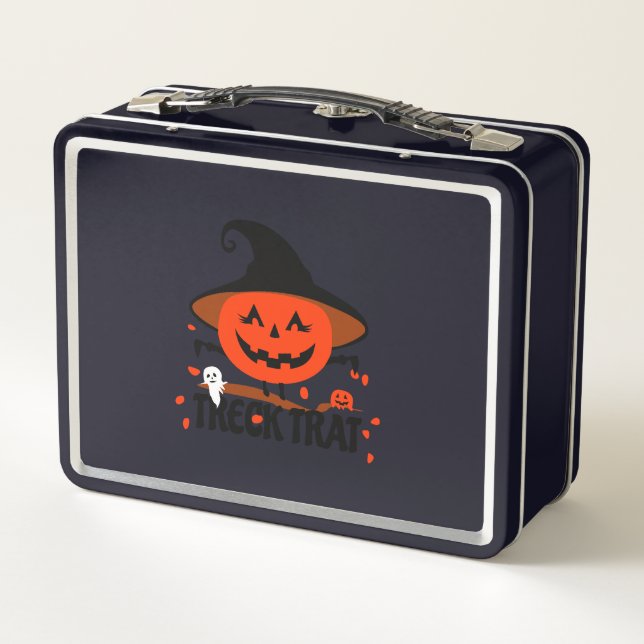 Lunch Box Treck Trat Citrouille Sourire (Dos)