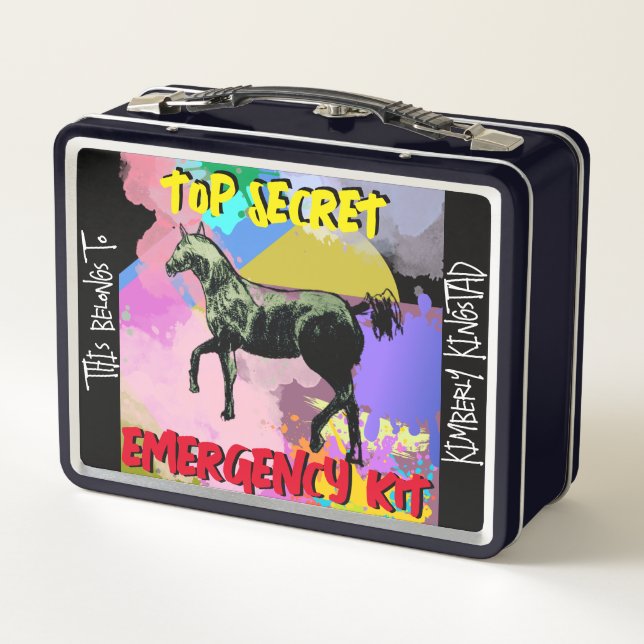 Lunch Box trousse de premiers soins top secret (Dos)