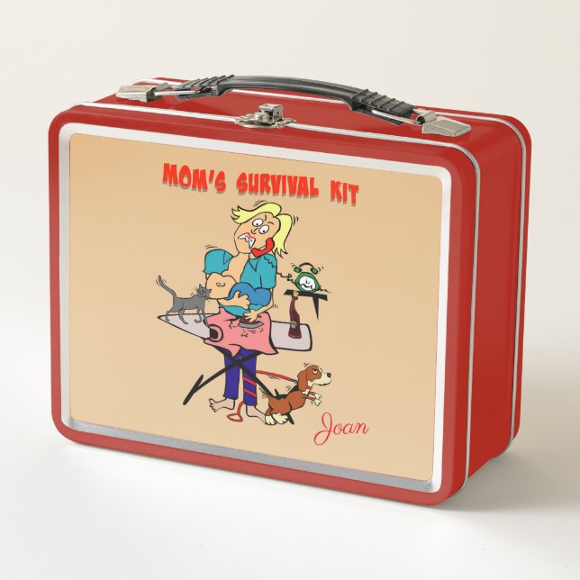 Lunch Box Trousse de survie de maman Cadeau de fête de la mè (Devant)