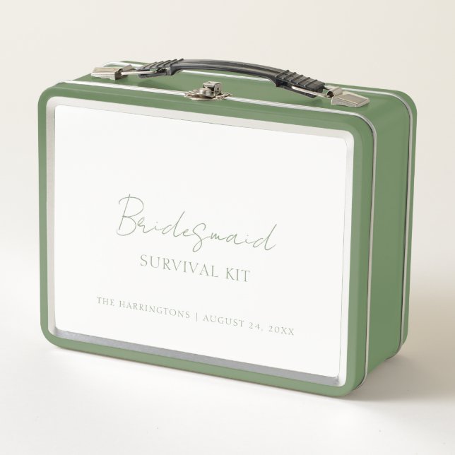 Lunch Box Trousse de Survie Demoiselle d'Honneur Boîte Moder (Devant)