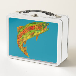 Lunch Box Truite arc-en-ciel de feuilles d'Aspen 5