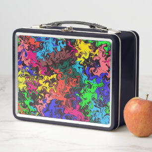 Lunch Box Twirly coloré Abstrait /