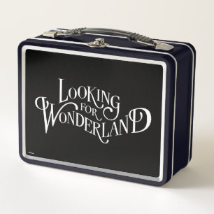 Lunch Box Typographie À la recherche de Wonderland
